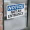 Signmission Not An Entrance OSHA Notice Sign, Vinyl Decal, 5in W x 3.5in L, 2PK OS-2PACK-NS-D-35-L-15150 - alternate 2